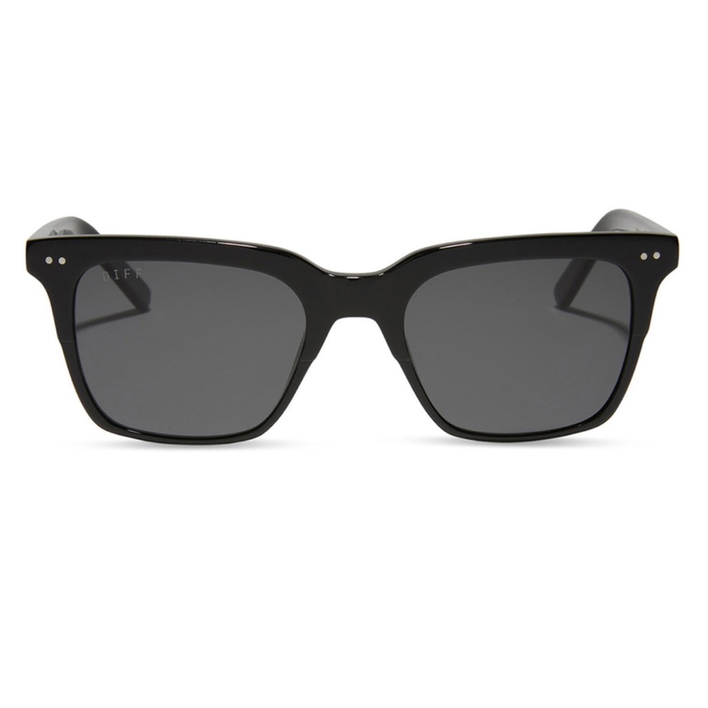 DIFF EYEWEAR Billie Polarized Square Acetate Sunglasses 53mm 100% UV Protection